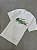 Camiseta de Algodão Lacoste Pesado com Estampa de Crocodilo ( Cinza ) - Imagem 1