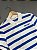 POLO LACOSTE GOLF LISTRADA BRANCA/AZUL - Imagem 2