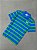 Polo Lacoste  Listrada Com Estampa Golf (Verde/Azul) - Imagem 1