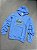 MOLETOM LACOSTE CRACKLED CROCODILE AZUL - Imagem 1