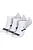 KIT C/3 PARES DE MEIAS PUMA SOQUETE BRANCA - Imagem 1