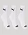 KIT C/3 PARES DE MEIA PUMA CANO MÉDIO BRANCA - Imagem 1