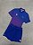 Conjunto Lacoste Sport em Modelagem Slim Azul/Rosa - Imagem 1