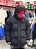 Jaqueta Jordan Essential Puffer Black/Fire Red - Imagem 1