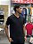 Polo Tricot canelada Preta - Imagem 1