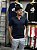 Polo Tricot canelada Azul Marinho - Imagem 1