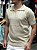 Polo Tricot Canelada Areia - Imagem 2