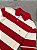 Polo Tommy Hilfiger Listrada (Vermelho/Branca) - Imagem 2