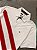 Polo Tommy Hilfiger Listras Transversais (Branca/Vermelha) - Imagem 2