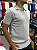 Polo Tricot Canelada Cinza - Imagem 2