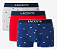 Pack Cueca Lacoste com 3 unidades Trunk Stretch Estampadas - Imagem 1