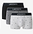Pack Cueca Lacoste com 3 unidades Trunk Stretch (Black / Grey Chine ) - Imagem 1