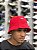 Bucket  Lacoste em Piqué Vermelho - Imagem 1