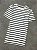 Camiseta  Tommy Hilfiger  Listrada Slim Fit T (Branco/Azul Marinho) - Imagem 3