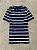 Camiseta Tommy Hilfiger Listrada Slim Fit  (Cinza/Azul Royal/Branco) - Imagem 1