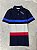 POLO TOMMY HILFIGER COLORBLOCK AZUL - Imagem 1
