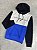 Moletom Tommy Hilfiger Color Block (Azul Marinho/Cinza/Azul Royal) - Imagem 1