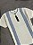 Camiseta Tricot Manga Curta (Off White/Azul ) - Imagem 2