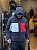 JAQUETA TOMMY HILFIGER PUFFER FLAG LOGO PRETA - Imagem 1