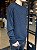 BLUSA HANSEZ GOLA CARECA TEXTURIZADA AZUL - Imagem 2