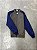 JAQUETA CHAMPION ACTIVE BOMBER LOGO PATCH (CINZA/AZUL ROYAL) - Imagem 1