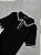 Polo Texturizada Contraste Preto - Imagem 2