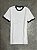 Camiseta Celani Slim de Algodão (Branca/Preta) - Imagem 1