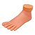 Pé Para Treino Manicure Silicone Unhas Gel Dedo Treinamento - Imagem 1