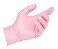 Luvas Nitrílica Rosa - Tamanho M - Talge - 100 unidades - Imagem 2
