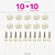10 Seringas + 10 Transferidores Pressurizada 0,5ml - Imagem 1