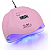 Cabine Led UV Sun 54w 36 Leds Secagem Unhas Gel Bivolt Rosa - Imagem 1