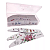 LIXA FACA COLORIDA  FAN NAILS - CAIXA 12 UNIDADES - Imagem 3