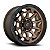 Jogo de Rodas Fuel Covert D696 17x9 8x165.1 +1MM Bronze Com Preta - Imagem 1