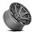 Jogo de Rodas Fuel Siege D705 20x9 8x165.10 +20MM Cinza - Imagem 2