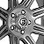 Jogo de Rodas Fuel Siege D705 20x9 8x165.10 +20MM Cinza - Imagem 4