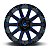 Jogo de Rodas Fuel Contra D644 20x9 8x165.1 +20MM Preto Com Azul Fresado - Imagem 4