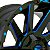 Jogo de Rodas Fuel Contra D644 20x9 8x165.1 +20MM Preto Com Azul Fresado - Imagem 5