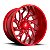 Jogo de Rodas Fuel Runner D742 20x9 8x165.10 +1MM Vermelha Brilhosa - Imagem 1