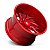 Jogo de Rodas Fuel Runner D742 20x9 8x165.10 +1MM Vermelha Brilhosa - Imagem 2