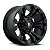 Jogo de Rodas Fuel Vapor D560 18x9 8x165.10 +20MM Preto Fosco - Imagem 1