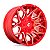 Jogo de Rodas Fuel Twitch D771 20x9 6x135/6x139.7 +1MM Vermelho Brilhante Fresado - Imagem 1