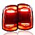 Lanterna Oled vermelha cristal para Dodge Ram 2010 a 2012 modelo 2022 - Imagem 2
