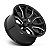 Jogo de Rodas Fuel Rage D711 20x10 5x127/5x139.7 -18MM Preto Brilhoso Fresado - Imagem 2