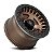 Jogo de Rodas Fuel Warp Beadlock D119 17x9 6X139.7 -15MM Bronze Fosco - Imagem 2