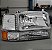 Farol Dianteiro Ford F-1000 1996 a 1998 Cristal - Imagem 7