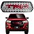 Grade Frontal Hilux 2018 a 2020 Preta com TRD vermelho - Imagem 1