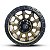 Jogo de Roda COUVERT 20X9 8X165.1 0MM BRONZE BORDA PRETO FOSCO - Imagem 1