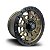 Jogo de Roda COUVERT 20X9 8X165.1 0MM BRONZE BORDA PRETO FOSCO - Imagem 3