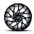 Jogo de rodas RUNNER 22X10 8X165.1 -25mm Preto fosco fresado - Imagem 1