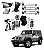 Kit Suspensão IronMan Foamcell Pro 4 Polegadas para Jeep Wangler JK 2006/+ - Imagem 3